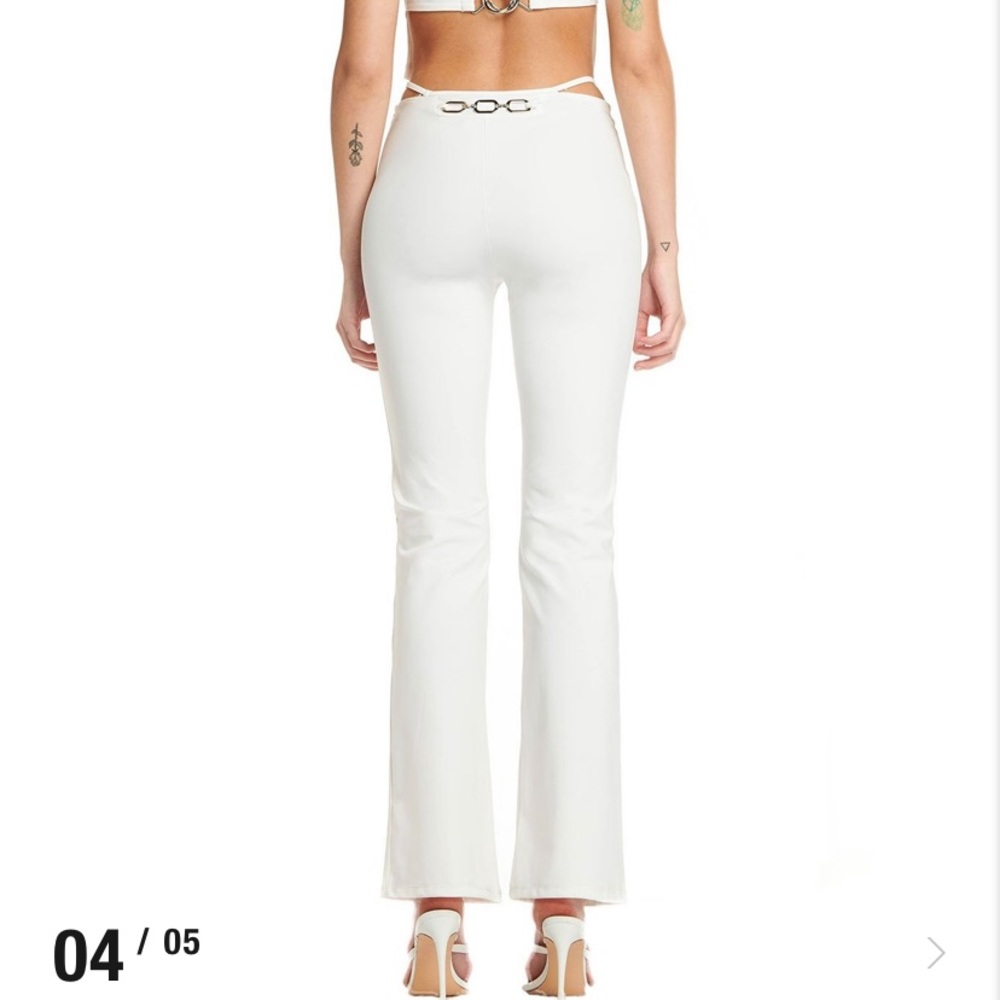 SARES PANTS WHITE IAMGIA - Picture 2 of 2
